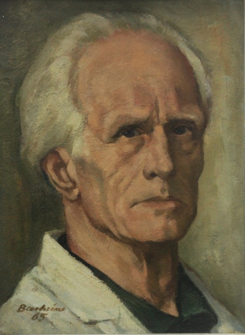 Julius Barheine: Self-portrait, 1965