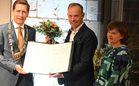 Gleim-Literaturpreis 2025 für Michael Maul; Foto: Wegener, Stadt Halberstadt Gleim-Literaturpreis 2025 für Michael Maul; Foto: Wegener, Stadt Halberstadt