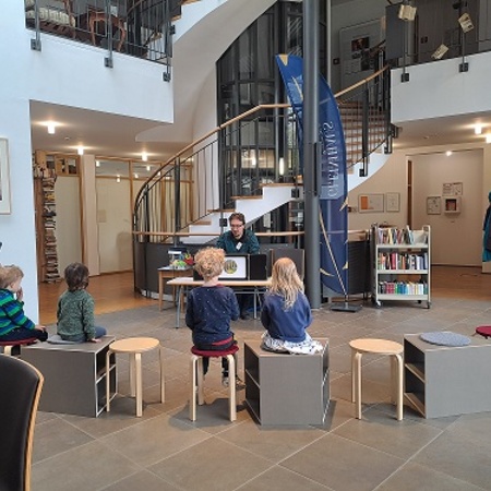 Museumskinder bei Gleim_Foto: Gleimhaus Museumskinder bei Gleim_Foto: Gleimhaus